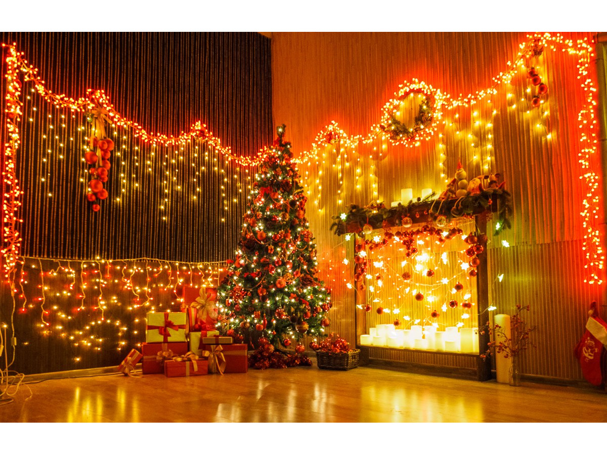 Новогодние декорации в Ташкенте 