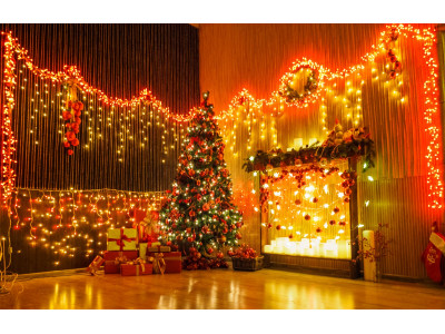 Новогодние декорации в Ташкенте 